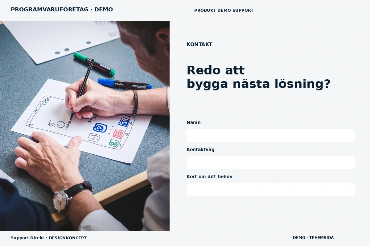 Support Direkt – Kontakt för programvaruföretag