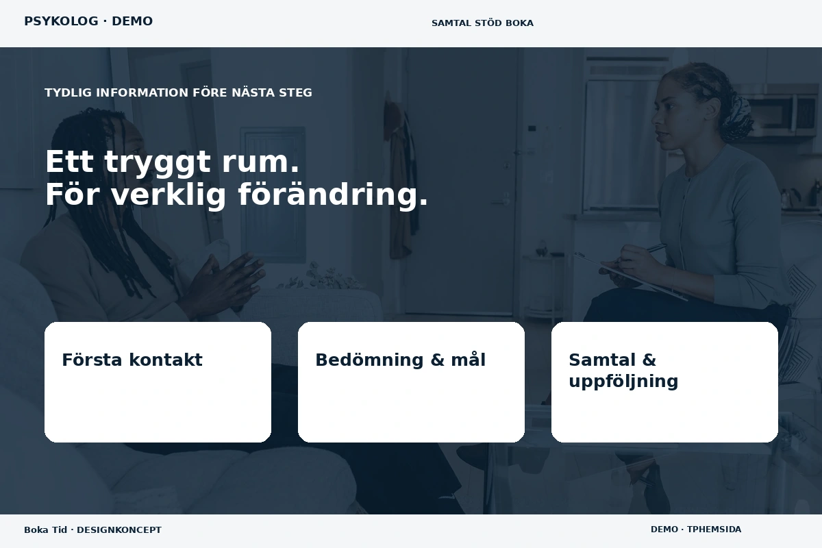 Boka Tid – Inför ditt val för psykolog