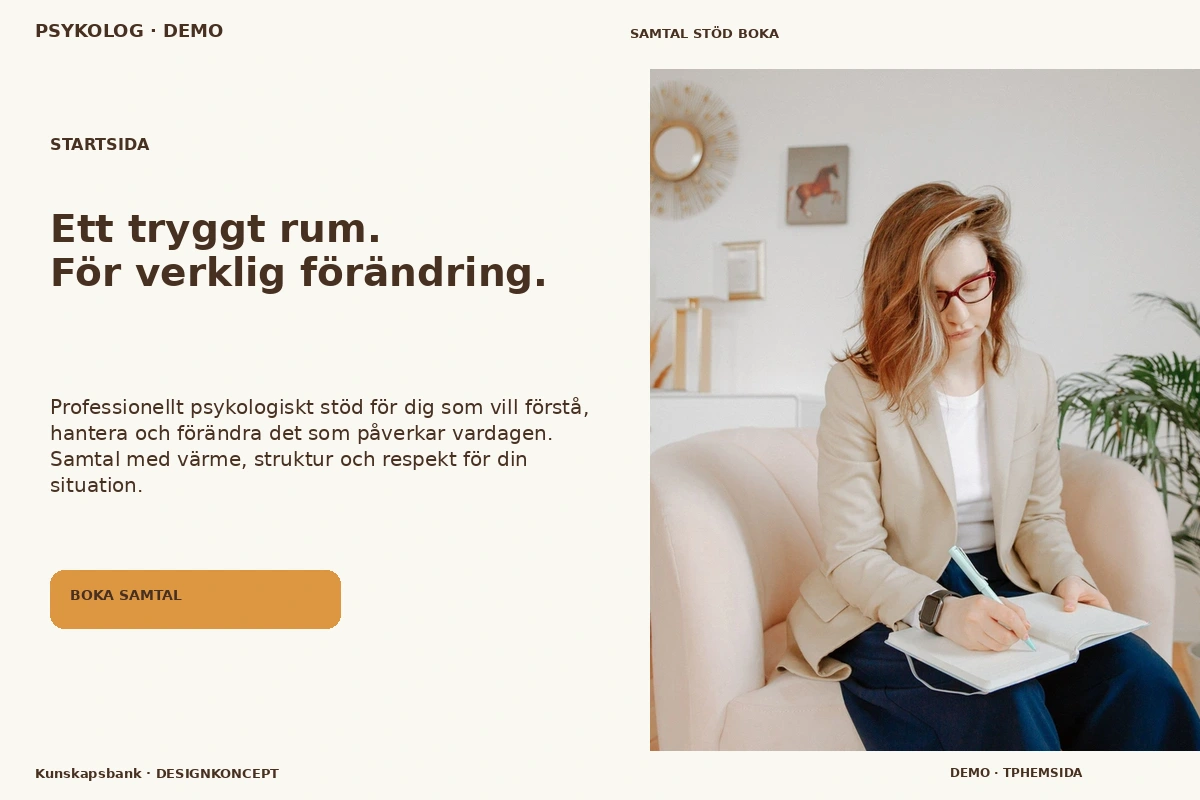 Kunskapsbank – Startsida för psykolog