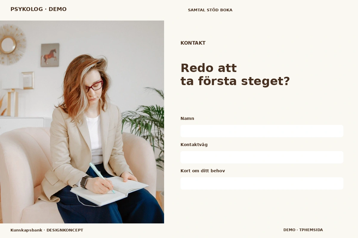 Kunskapsbank – Kontakt för psykolog