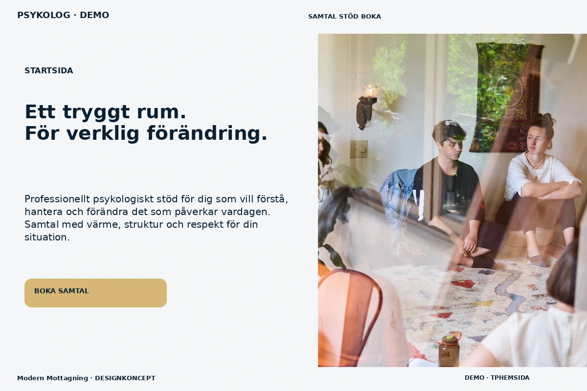 Modern Mottagning – Startsida för psykolog