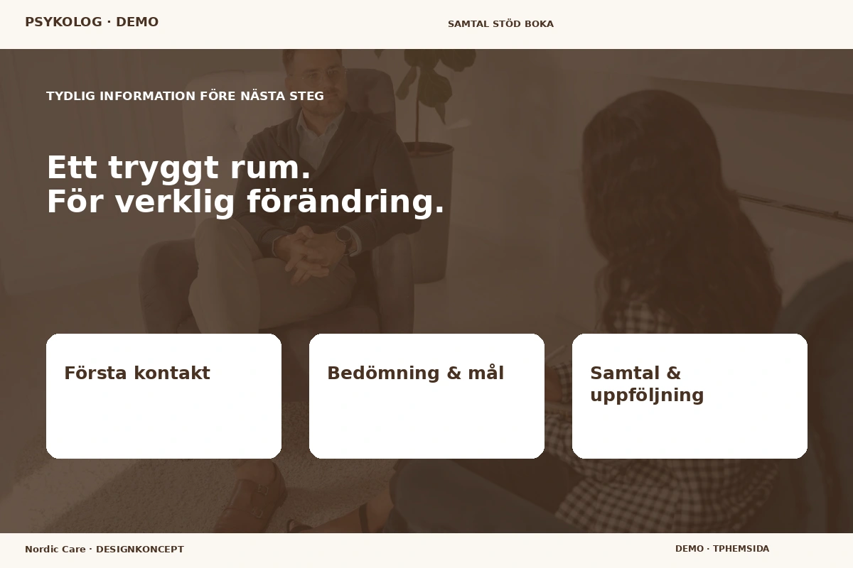 Nordic Care – Inför ditt val för psykolog