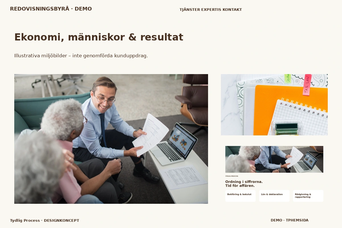 Tydlig Process – Ekonomi, människor & resultat för redovisningsbyrå
