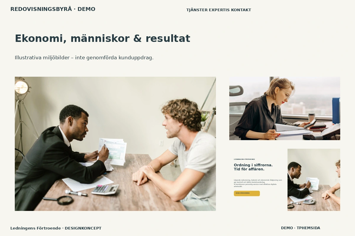 Ledningens Förtroende – Ekonomi, människor & resultat för redovisningsbyrå