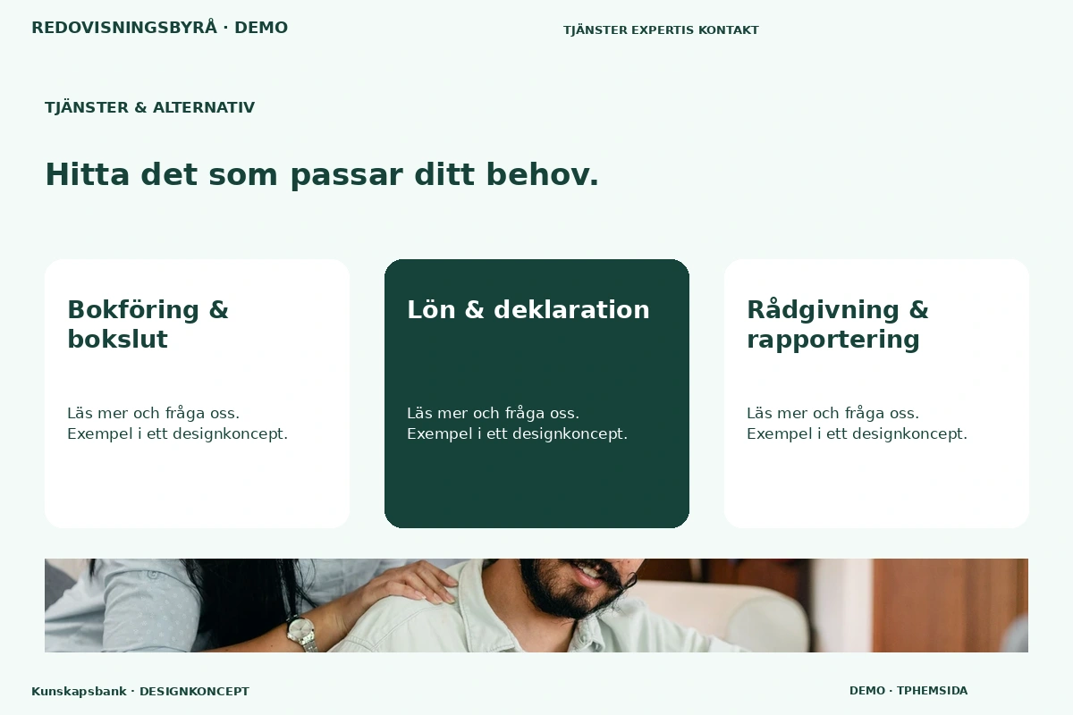 Kunskapsbank – Tjänster & alternativ för redovisningsbyrå