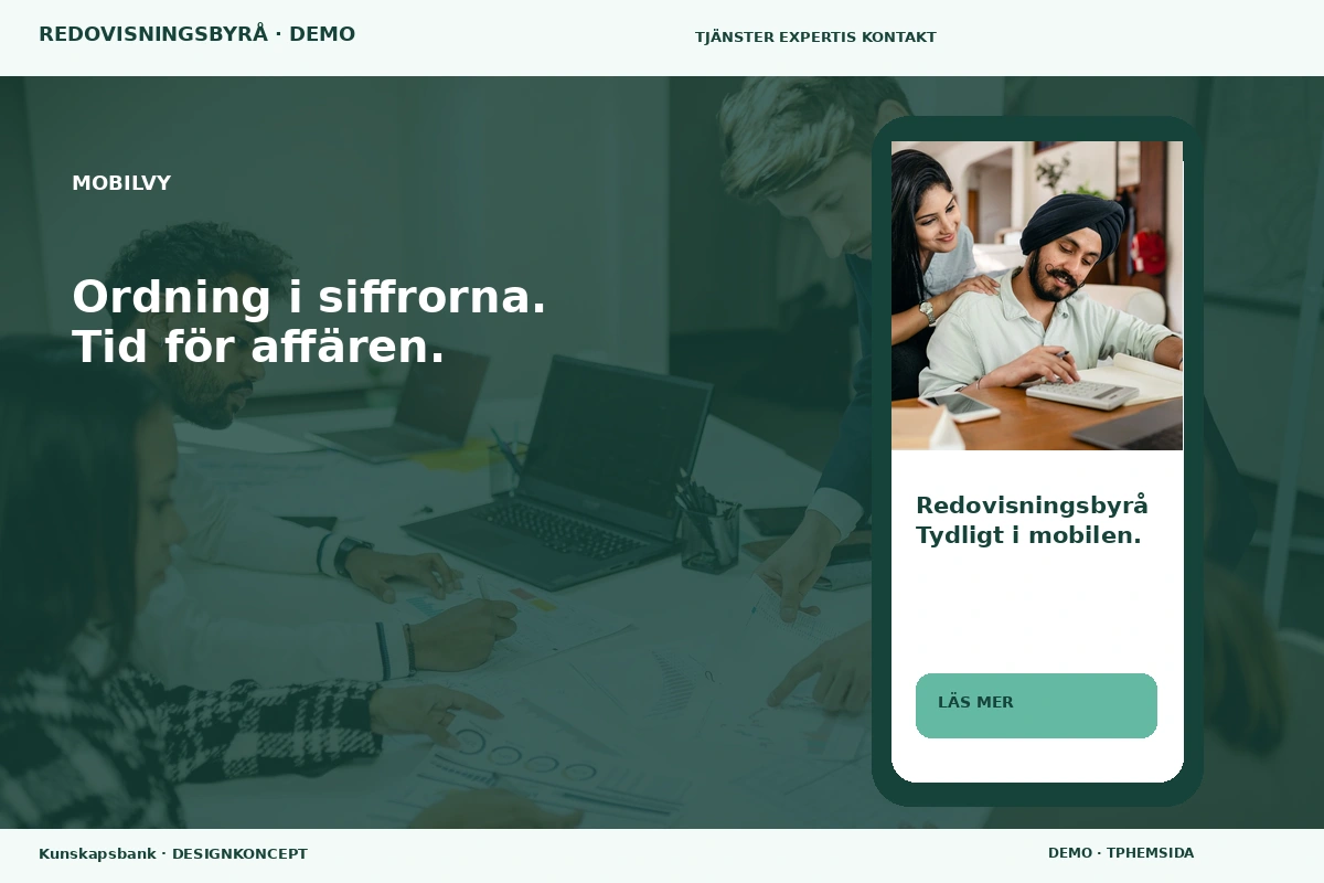 Kunskapsbank – Mobilvy för redovisningsbyrå