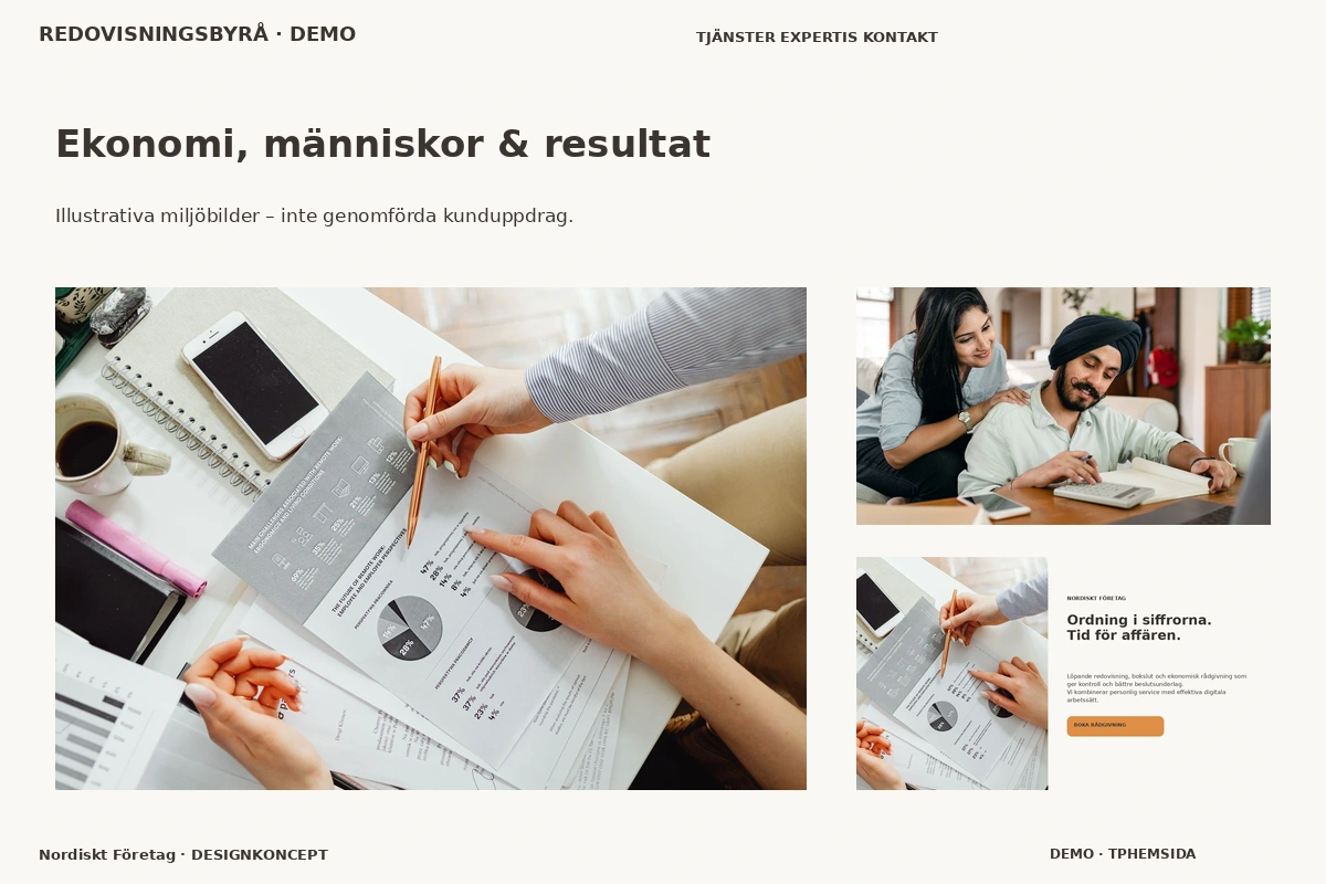 Nordiskt Företag – Ekonomi, människor & resultat för redovisningsbyrå