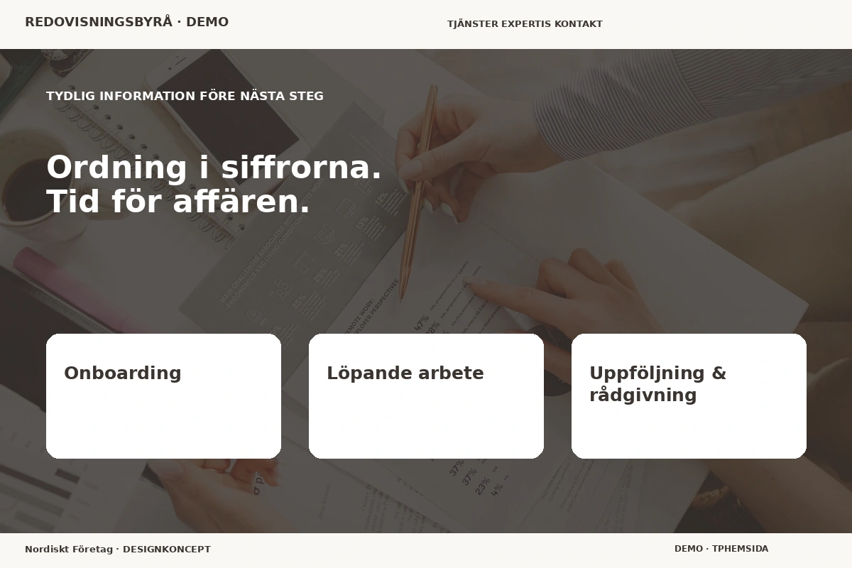 Nordiskt Företag – Inför ditt val för redovisningsbyrå
