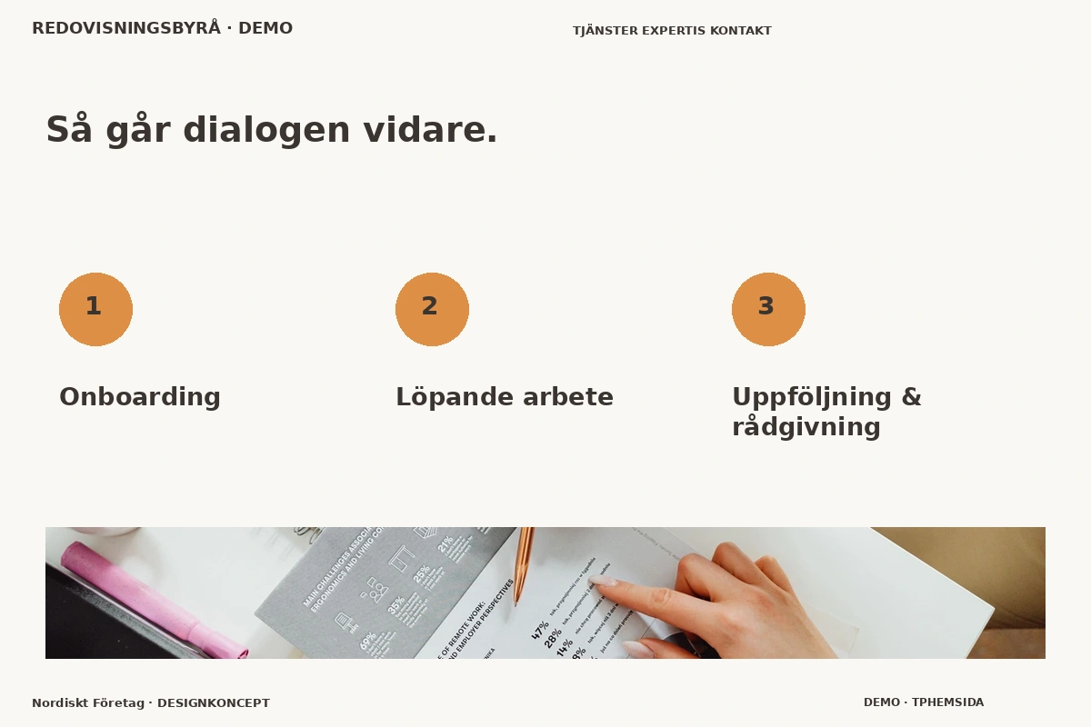 Nordiskt Företag – Så fungerar dialogen för redovisningsbyrå