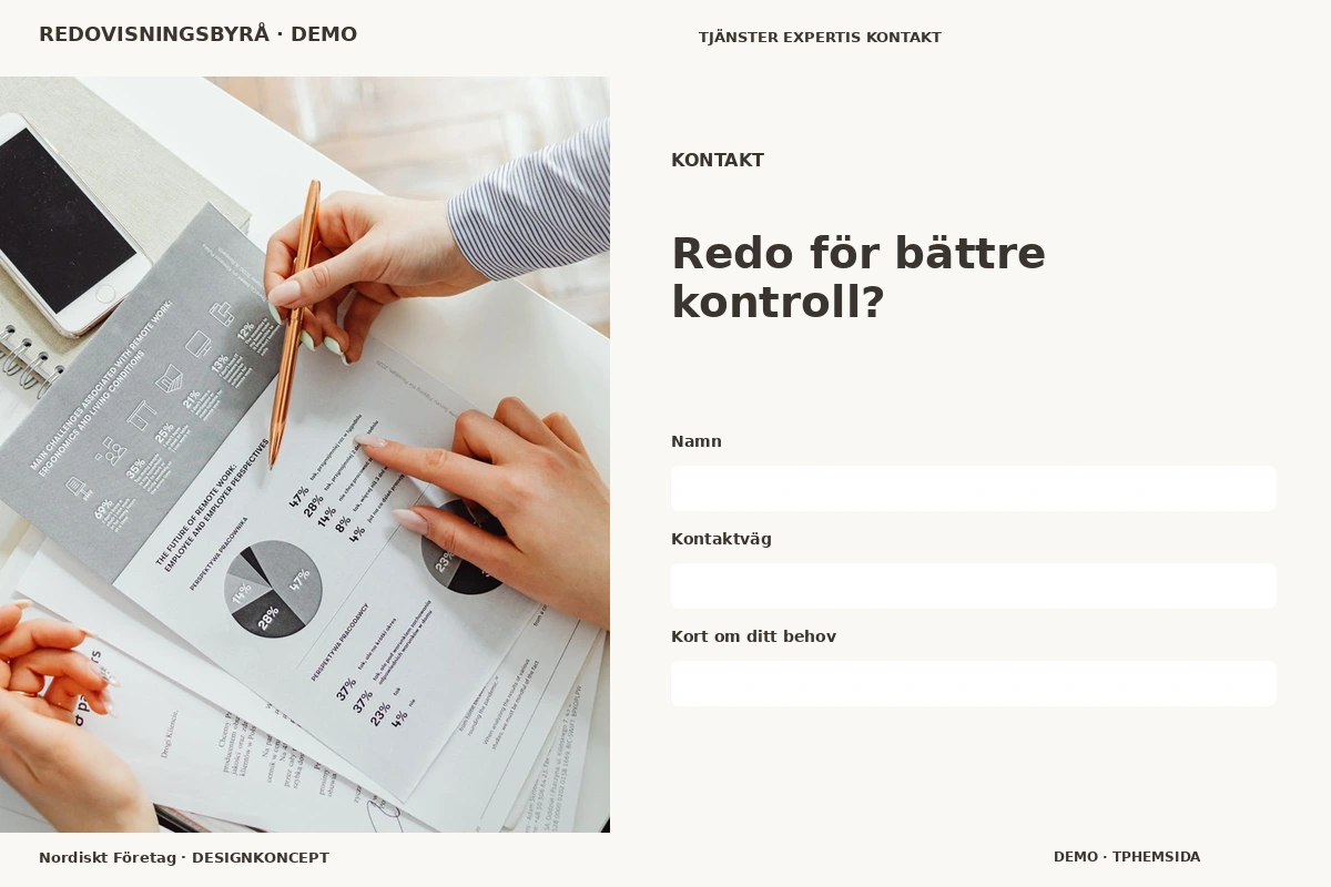 Nordiskt Företag – Kontakt för redovisningsbyrå