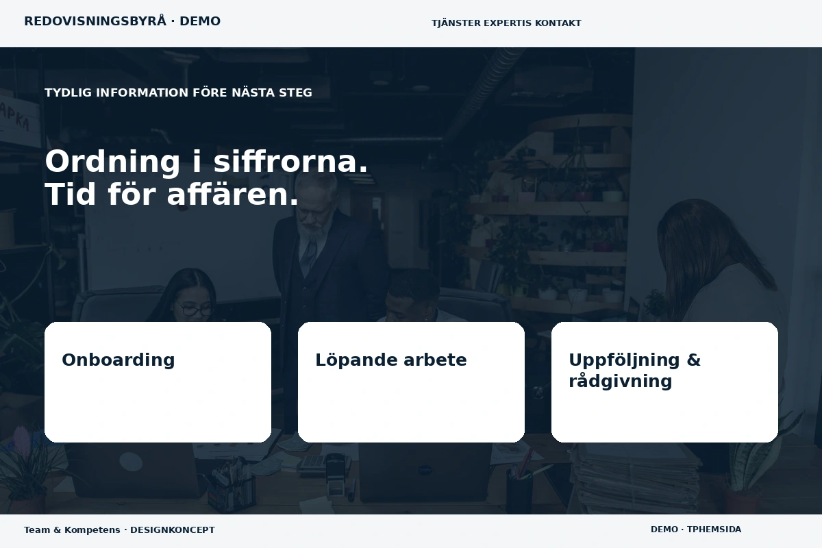 Team & Kompetens – Inför ditt val för redovisningsbyrå
