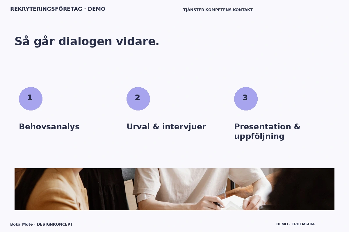 Boka Möte – Så fungerar dialogen för rekryteringsföretag