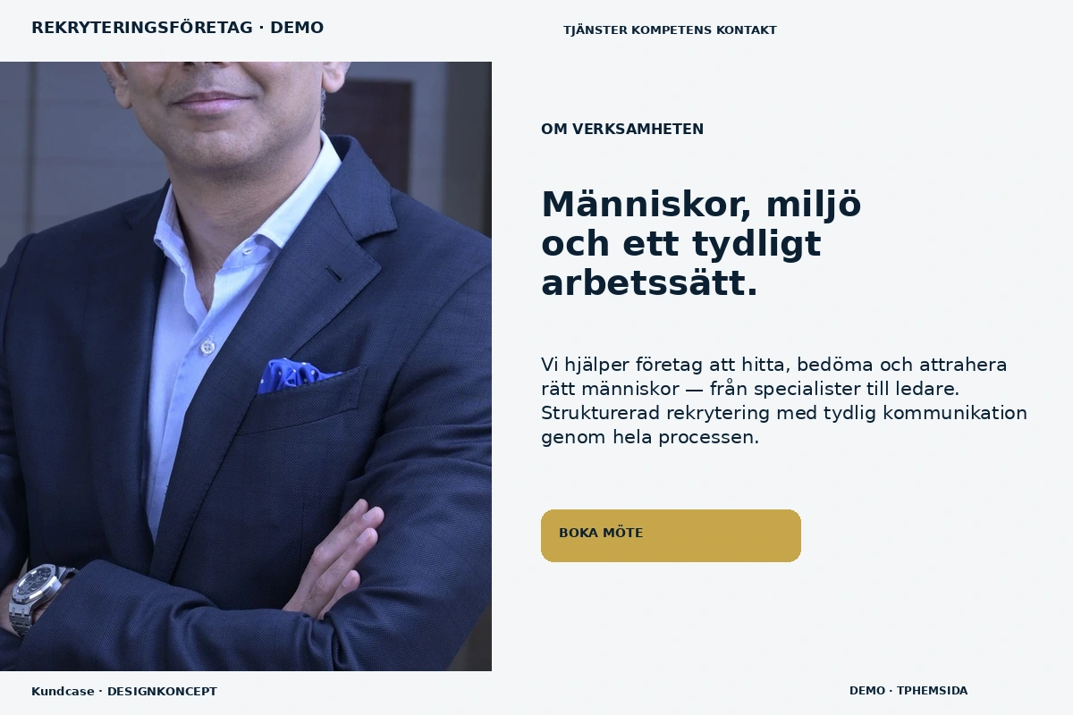 Kundcase – Om verksamheten för rekryteringsföretag