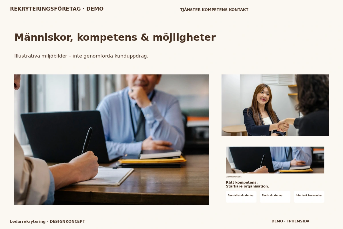 Ledarrekrytering – Människor, kompetens & möjligheter för rekryteringsföretag