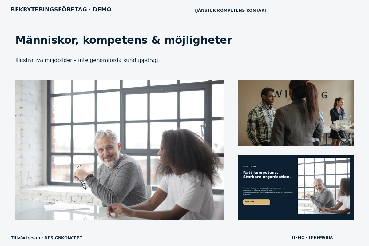 Tillväxtresan – Människor, kompetens & möjligheter för rekryteringsföretag