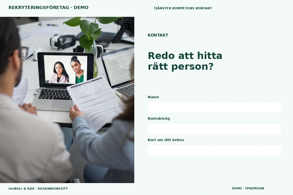 Insikter & Råd – Kontakt för rekryteringsföretag