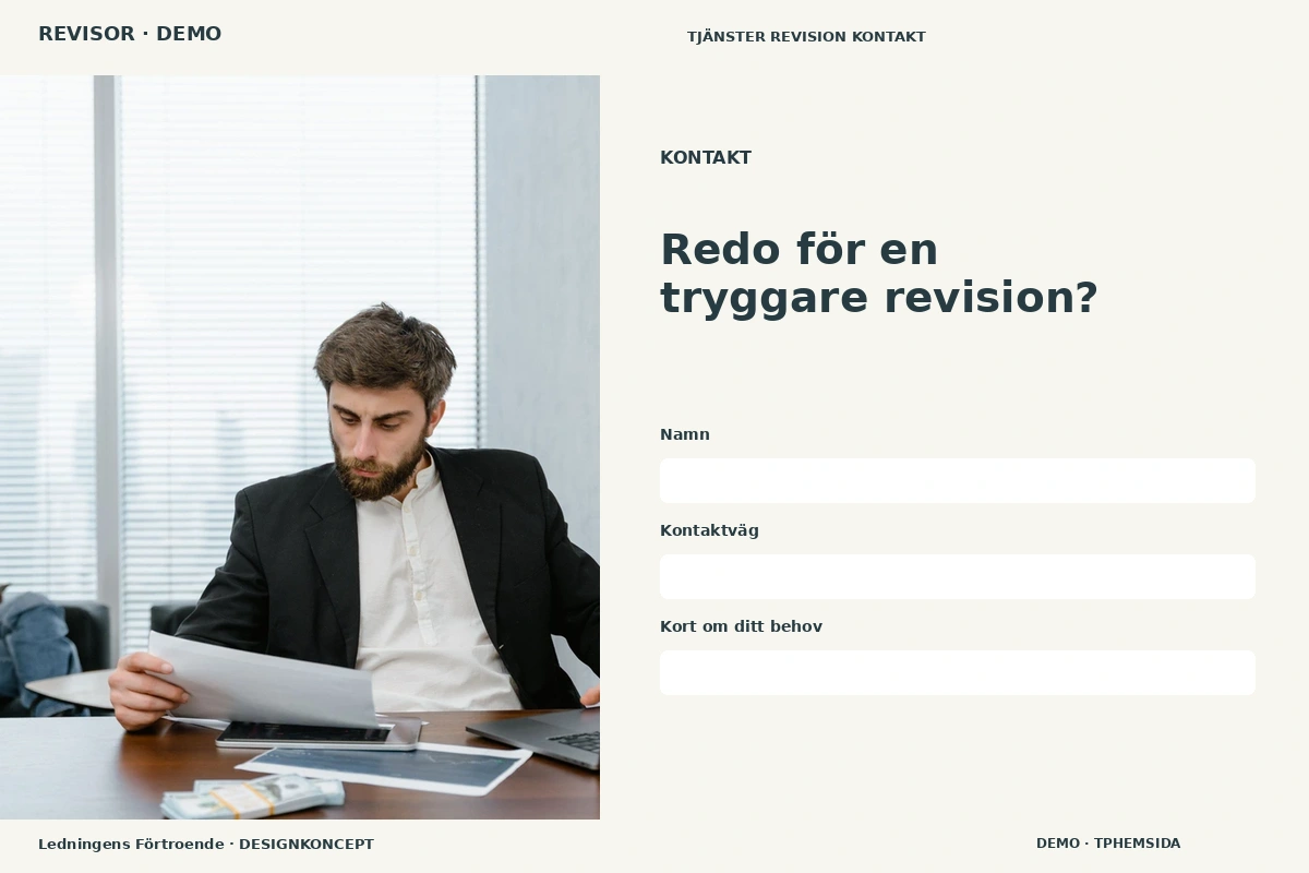 Ledningens Förtroende – Kontakt för revisor