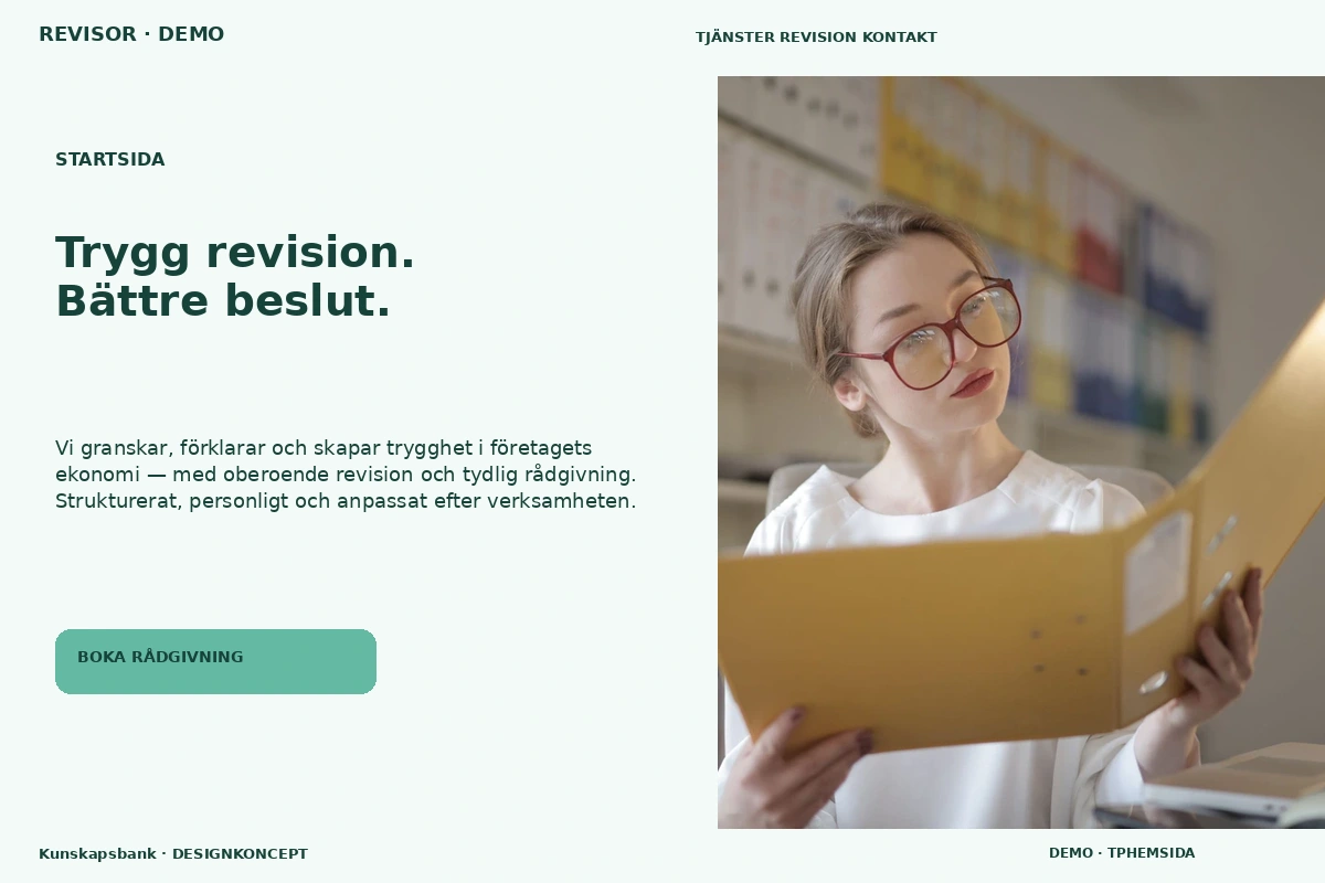 Kunskapsbank – Startsida för revisor