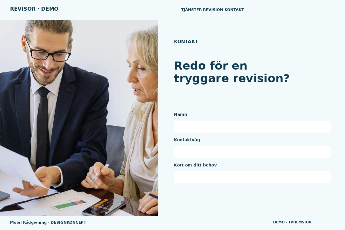 Mobil Rådgivning – Kontakt för revisor