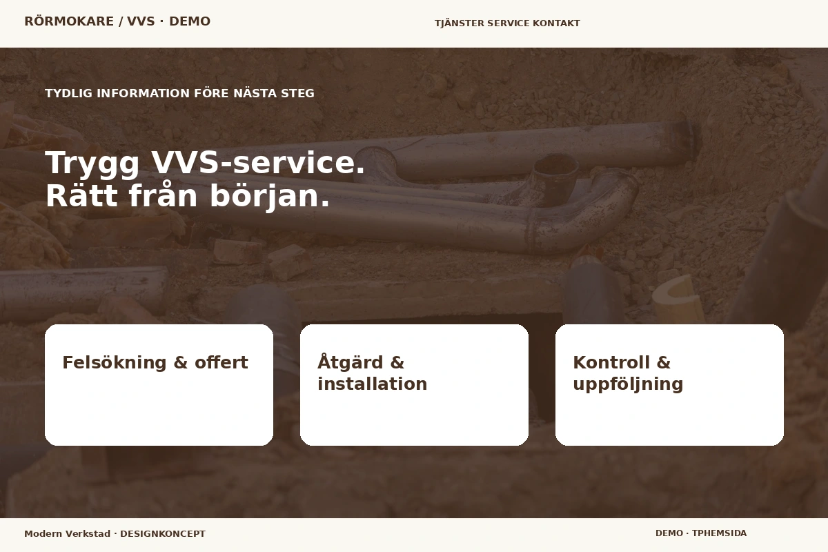 Modern Verkstad – Inför ditt val för rörmokare / vvs