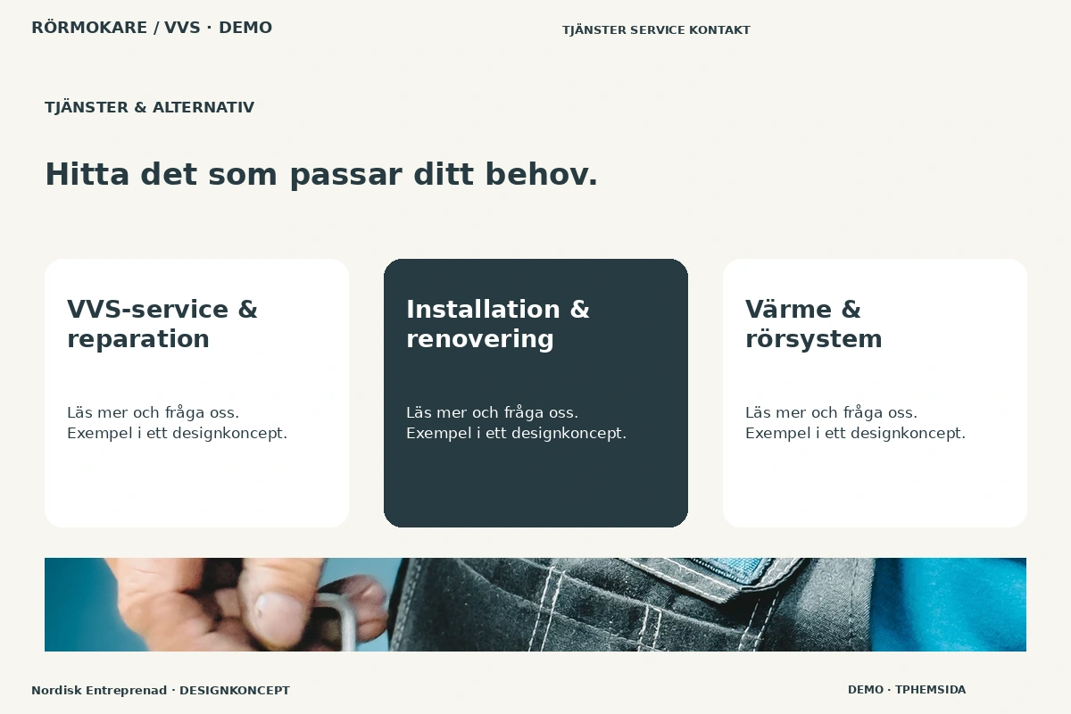 Nordisk Entreprenad – Tjänster & alternativ för rörmokare / vvs
