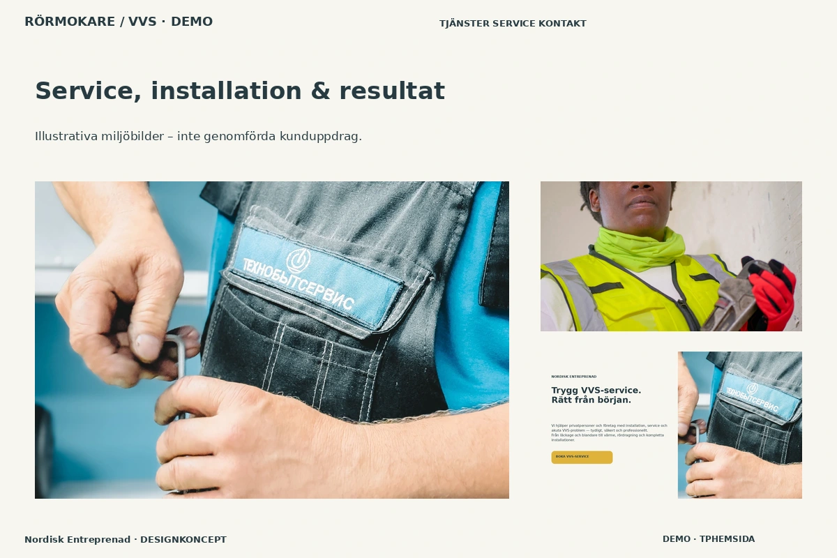 Nordisk Entreprenad – Service, installation & resultat för rörmokare / vvs