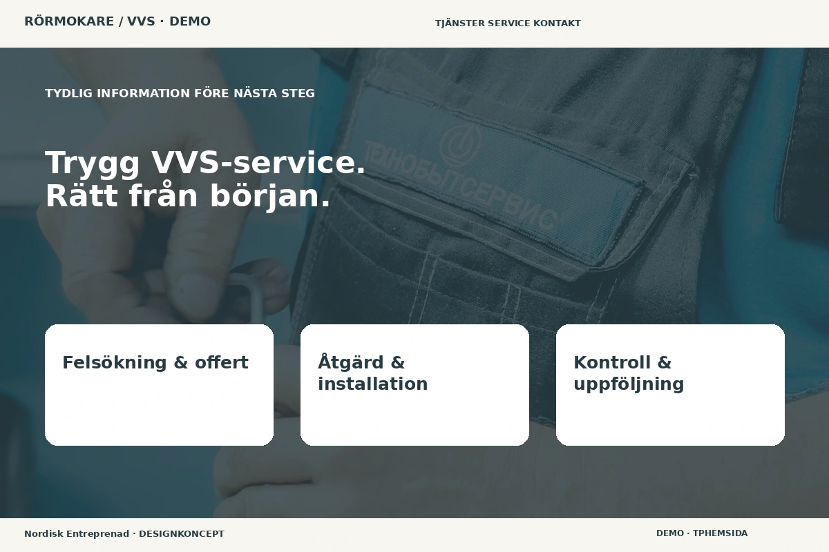 Nordisk Entreprenad – Inför ditt val för rörmokare / vvs