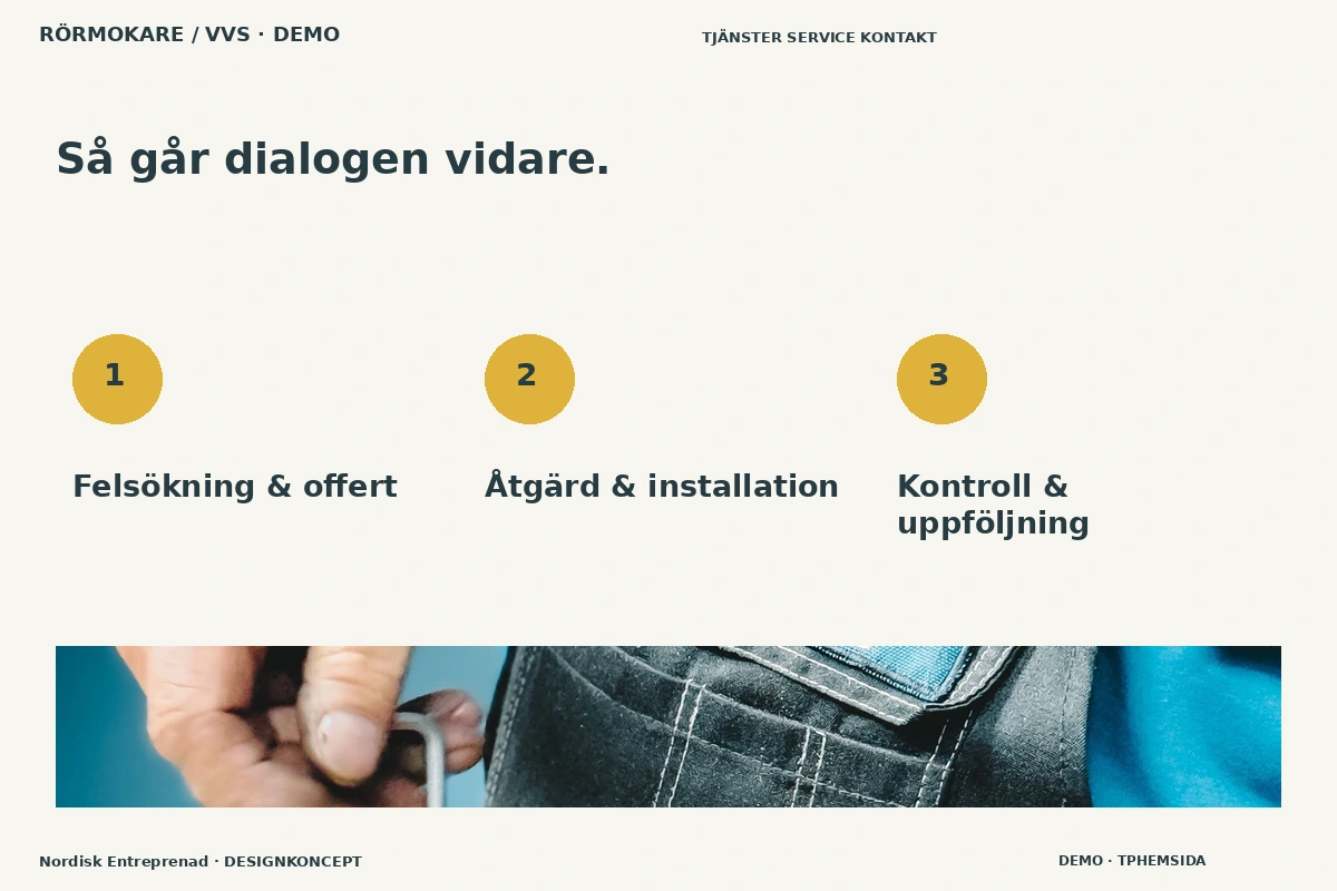 Nordisk Entreprenad – Så fungerar dialogen för rörmokare / vvs