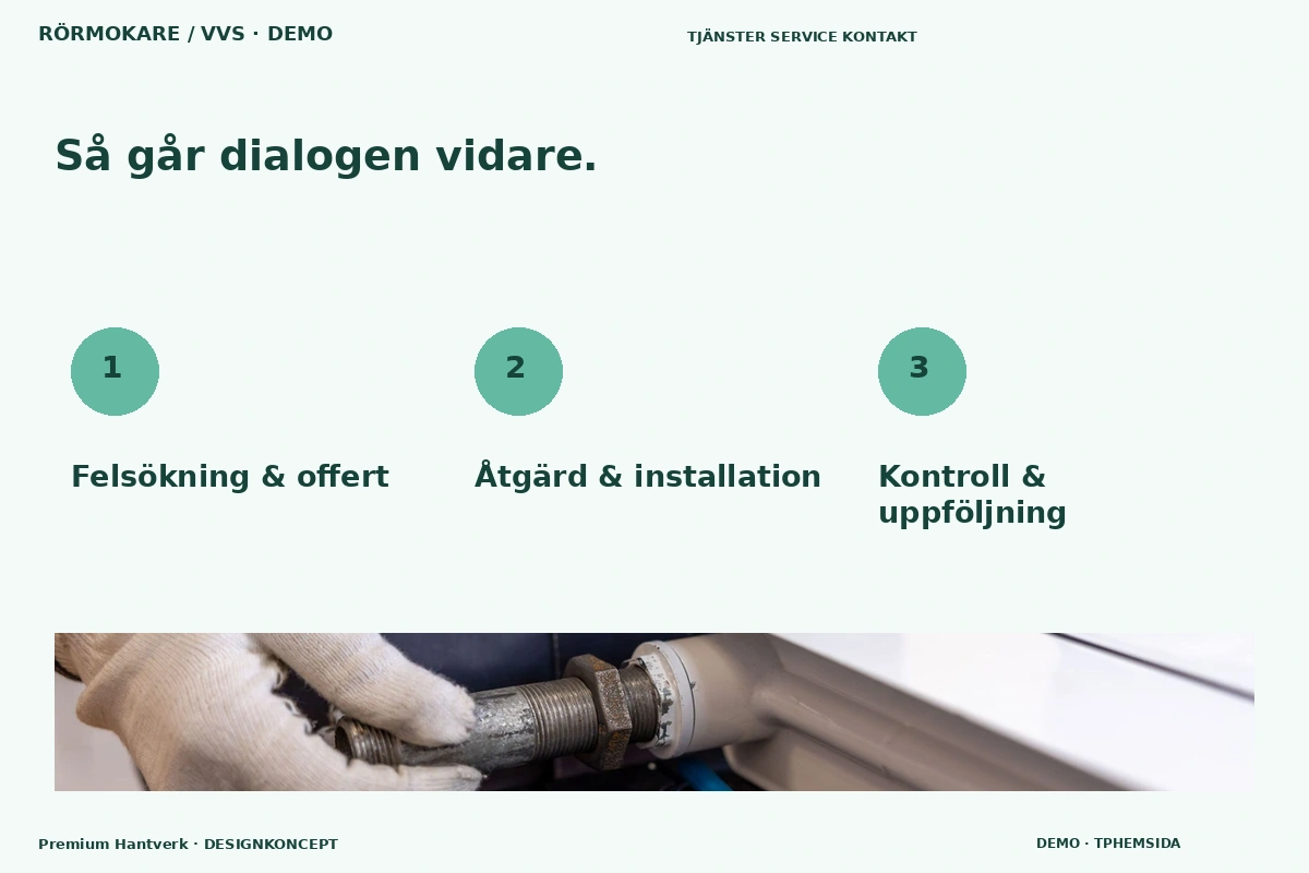 Premium Hantverk – Så fungerar dialogen för rörmokare / vvs