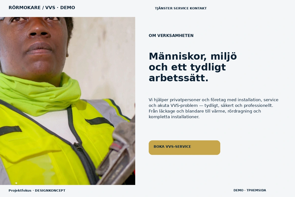 Projektfokus – Om verksamheten för rörmokare / vvs