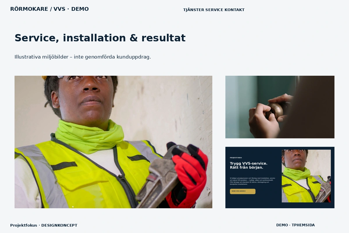 Projektfokus – Service, installation & resultat för rörmokare / vvs