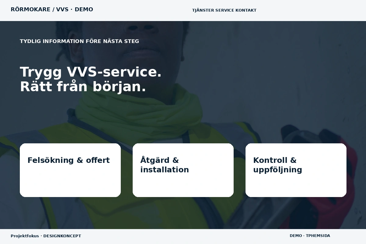 Projektfokus – Inför ditt val för rörmokare / vvs