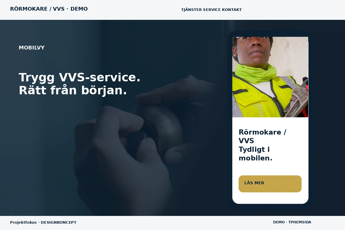 Projektfokus – Mobilvy för rörmokare / vvs