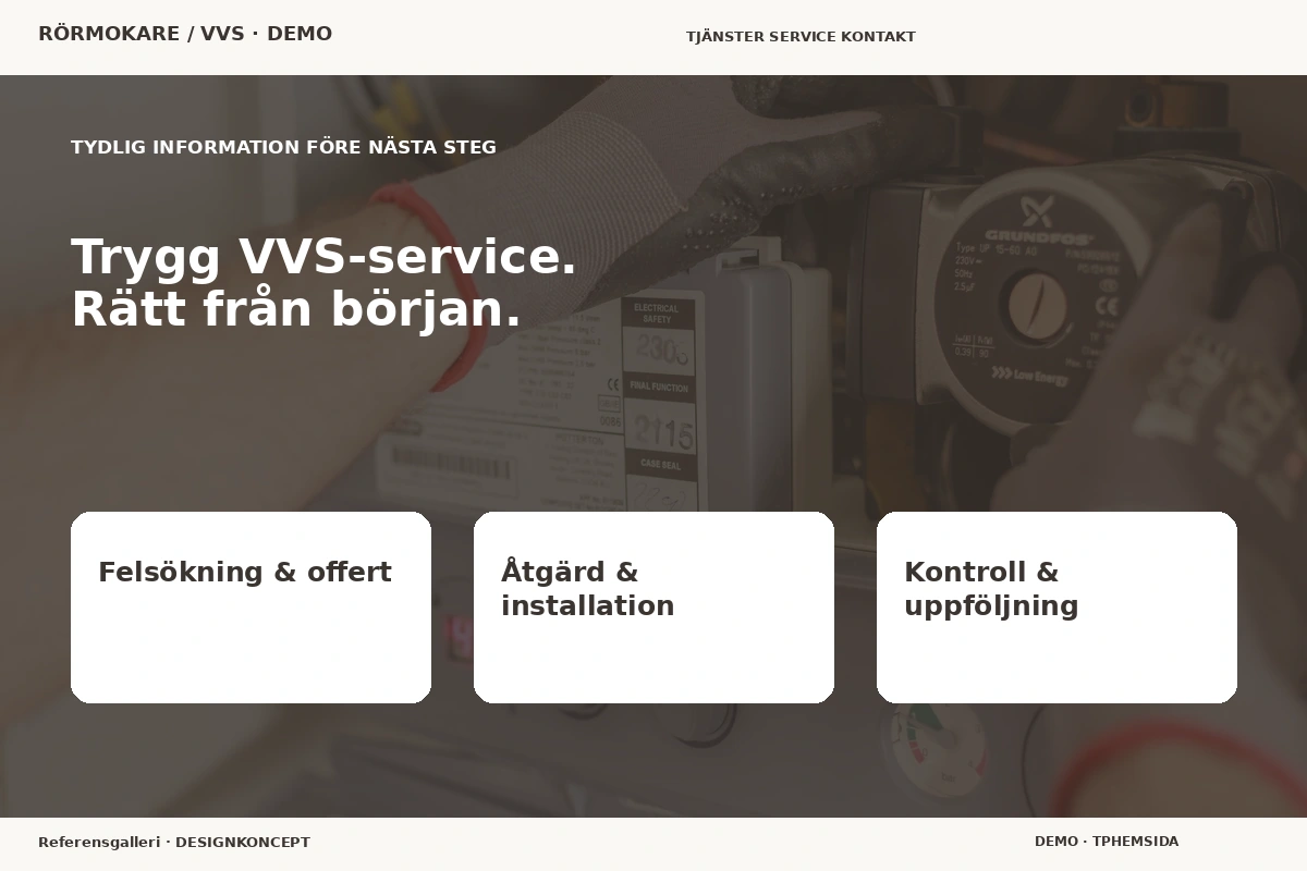 Referensgalleri – Inför ditt val för rörmokare / vvs