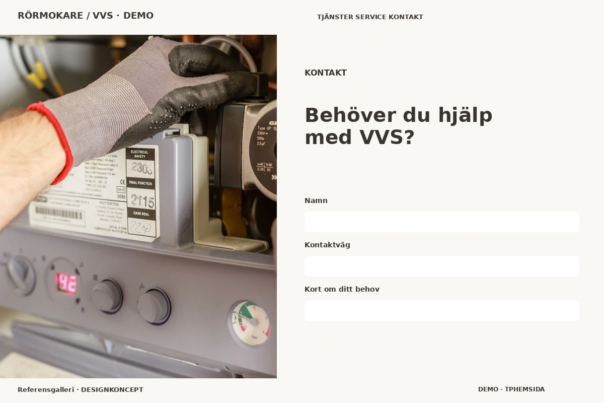 Referensgalleri – Kontakt för rörmokare / vvs