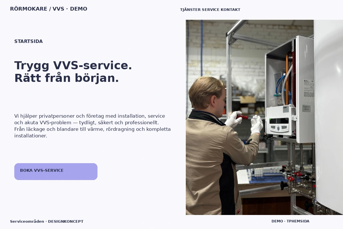 Serviceområden – Startsida för rörmokare / vvs