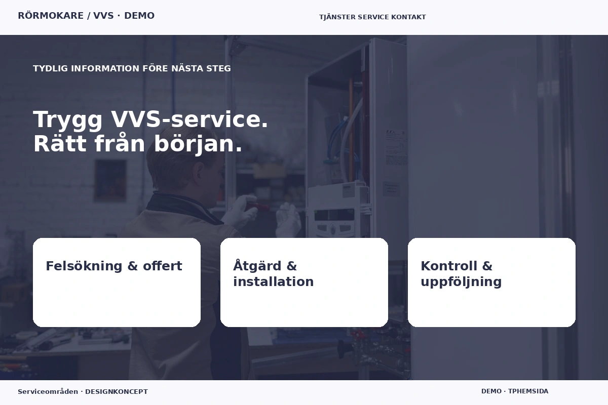 Serviceområden – Inför ditt val för rörmokare / vvs