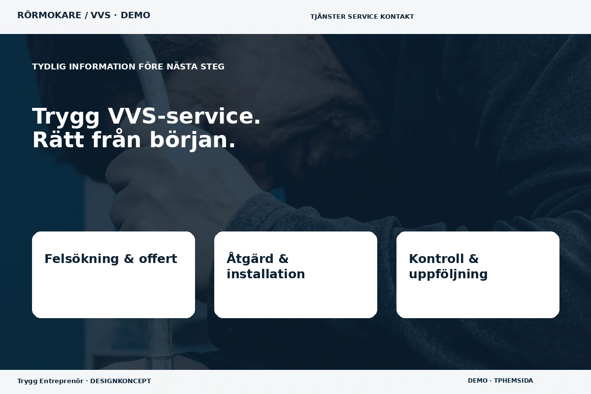 Trygg Entreprenör – Inför ditt val för rörmokare / vvs