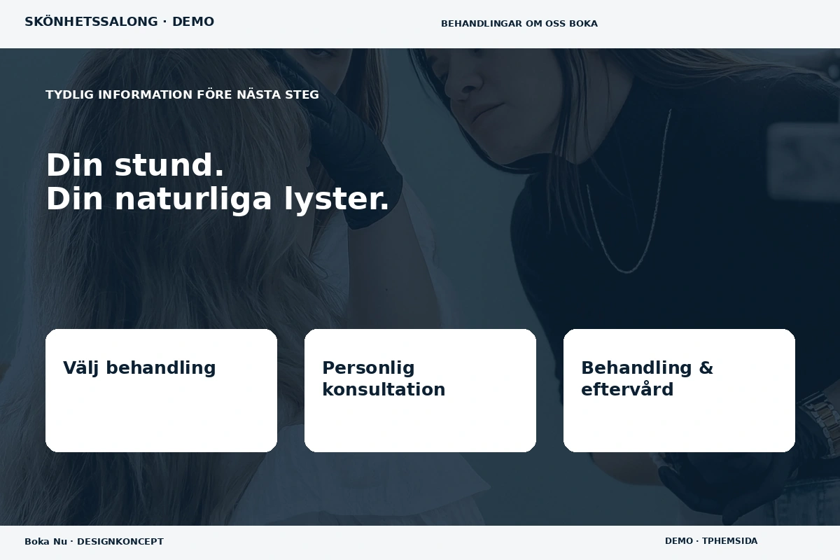 Boka Nu – Inför ditt val för skönhetssalong