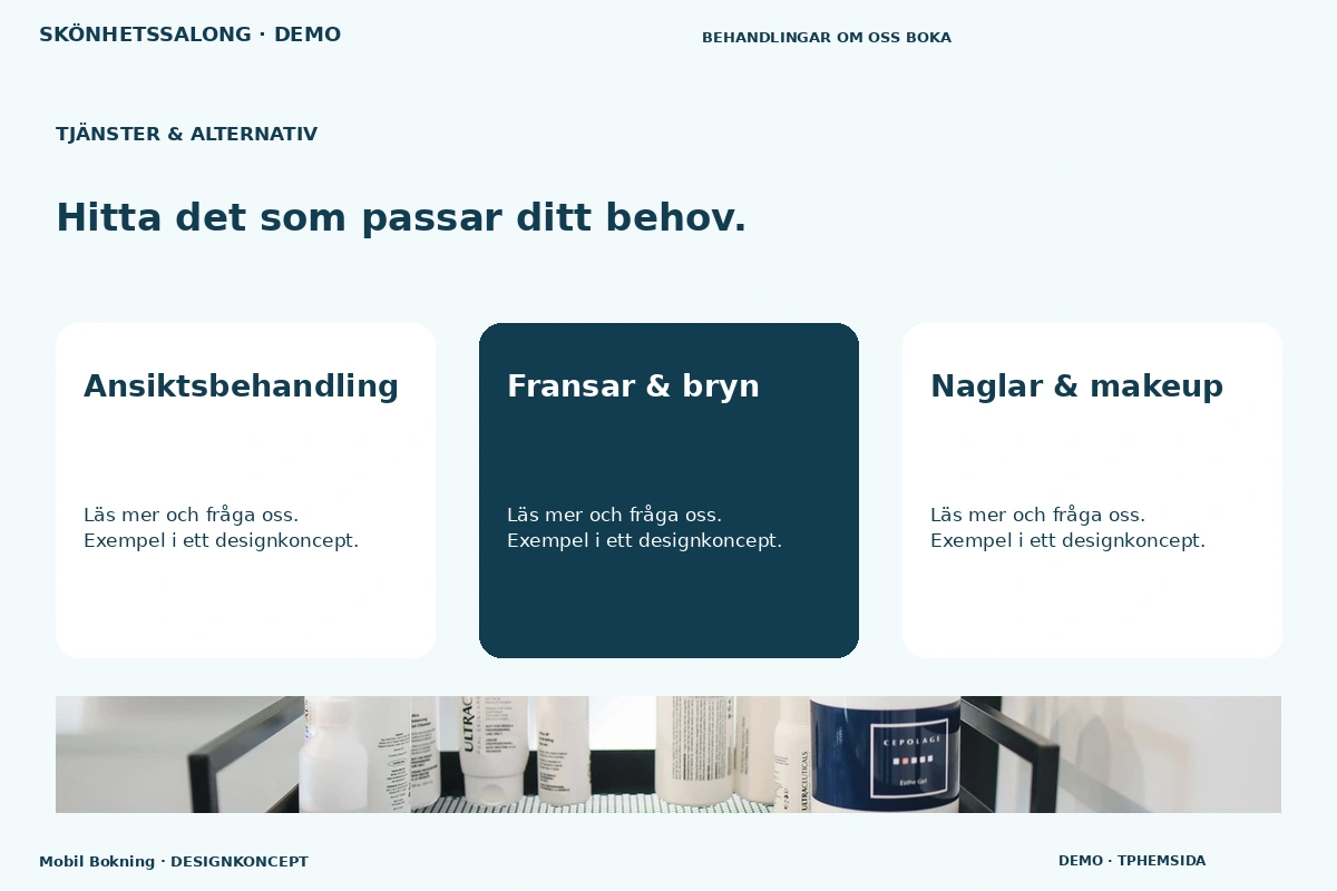 Mobil Bokning – Tjänster & alternativ för skönhetssalong