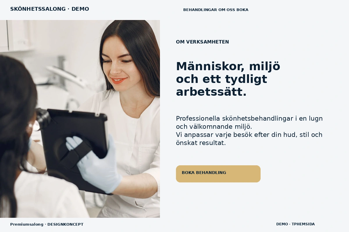 Premiumsalong – Om verksamheten för skönhetssalong