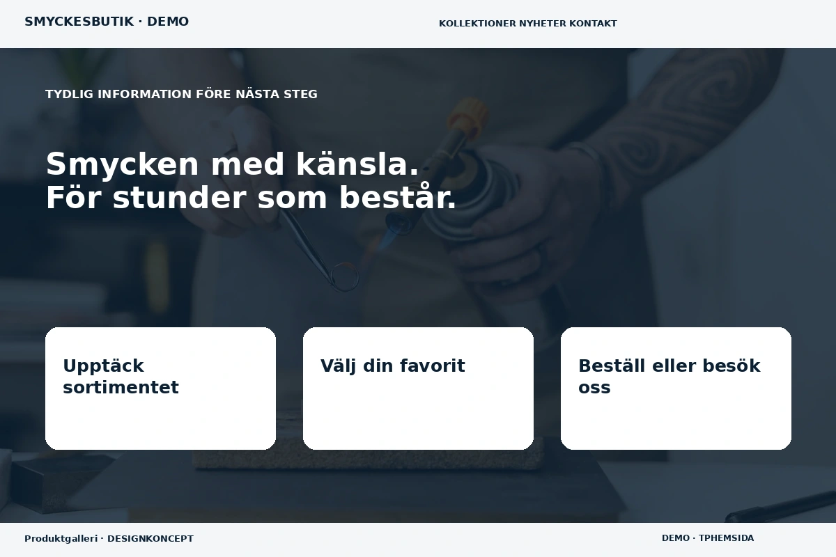 Produktgalleri – Inför ditt val för smyckesbutik