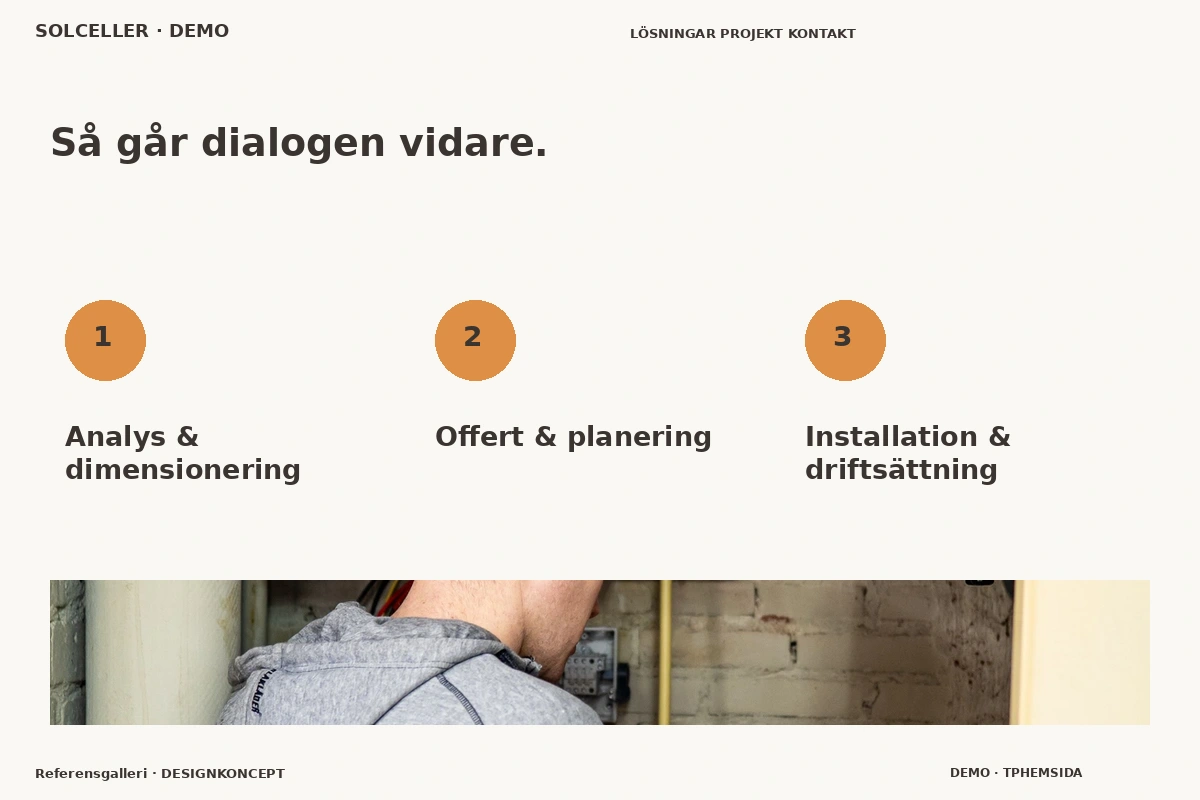 Referensgalleri – Så fungerar dialogen för solceller
