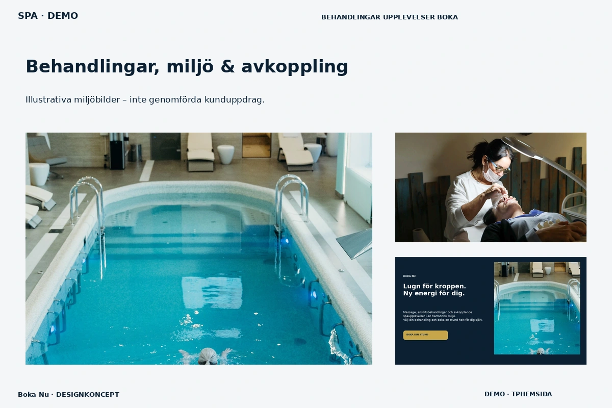 Boka Nu – Behandlingar, miljö & avkoppling för spa
