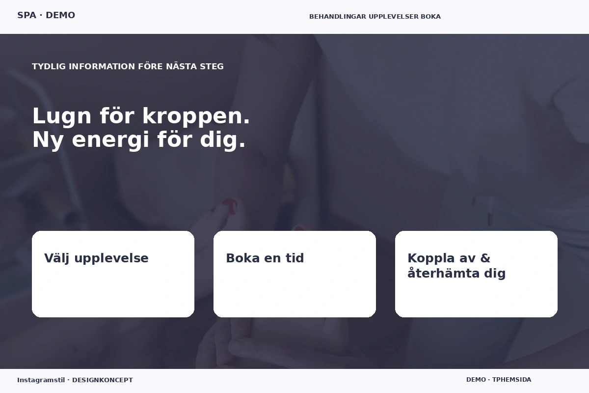 Instagramstil – Inför ditt val för spa