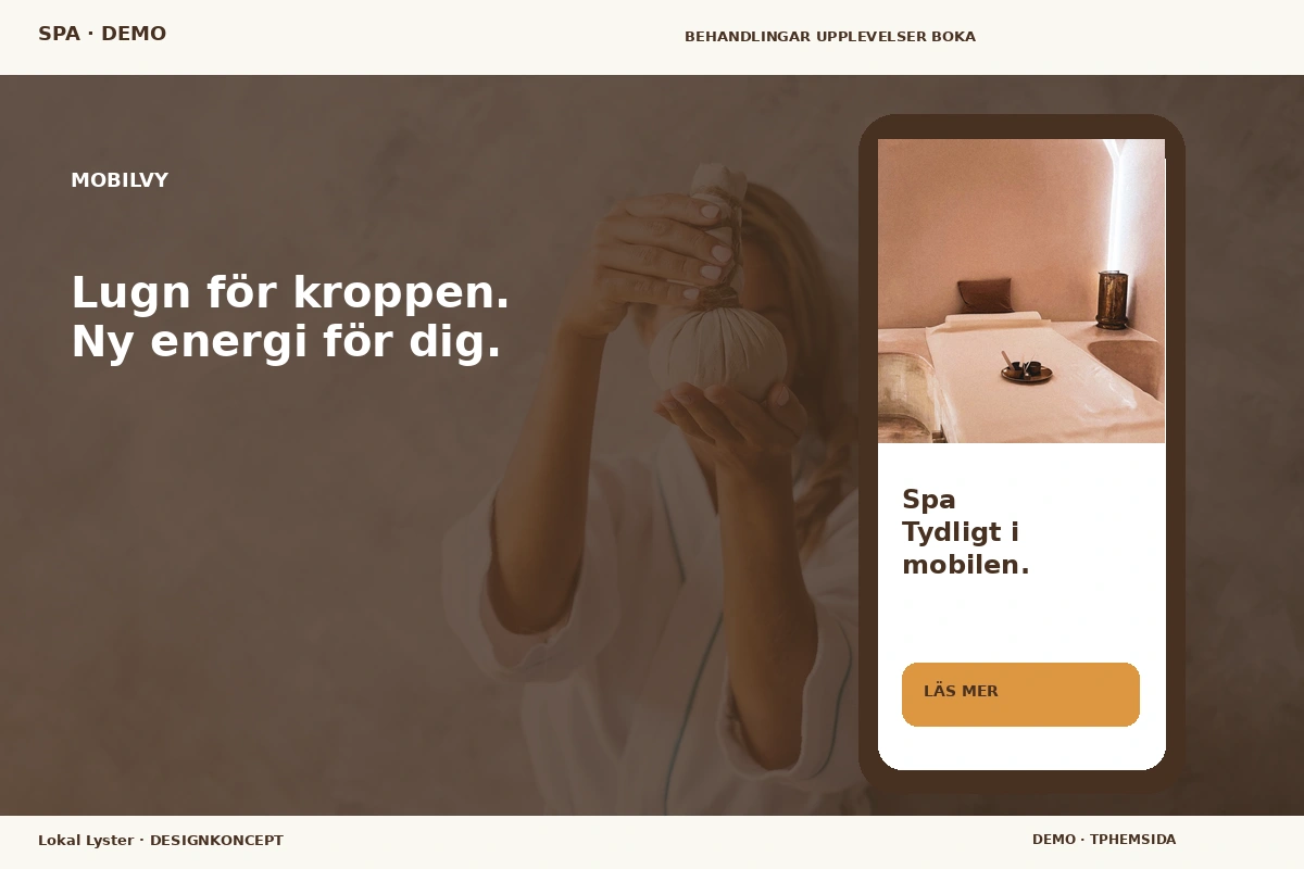 Lokal Lyster – Mobilvy för spa
