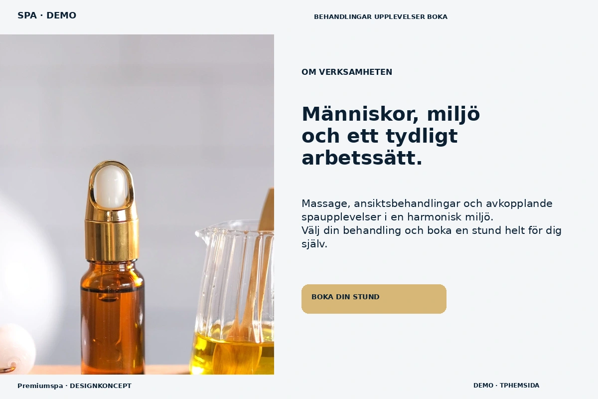 Premiumspa – Om verksamheten för spa
