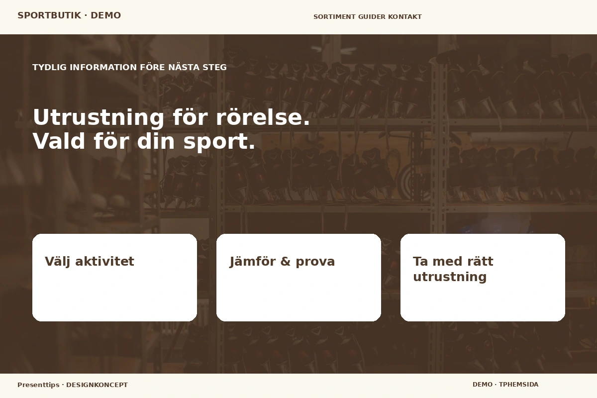 Presenttips – Inför ditt val för sportbutik