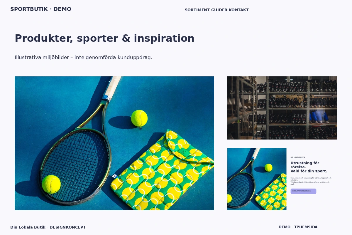 Din Lokala Butik – Produkter, sporter & inspiration för sportbutik