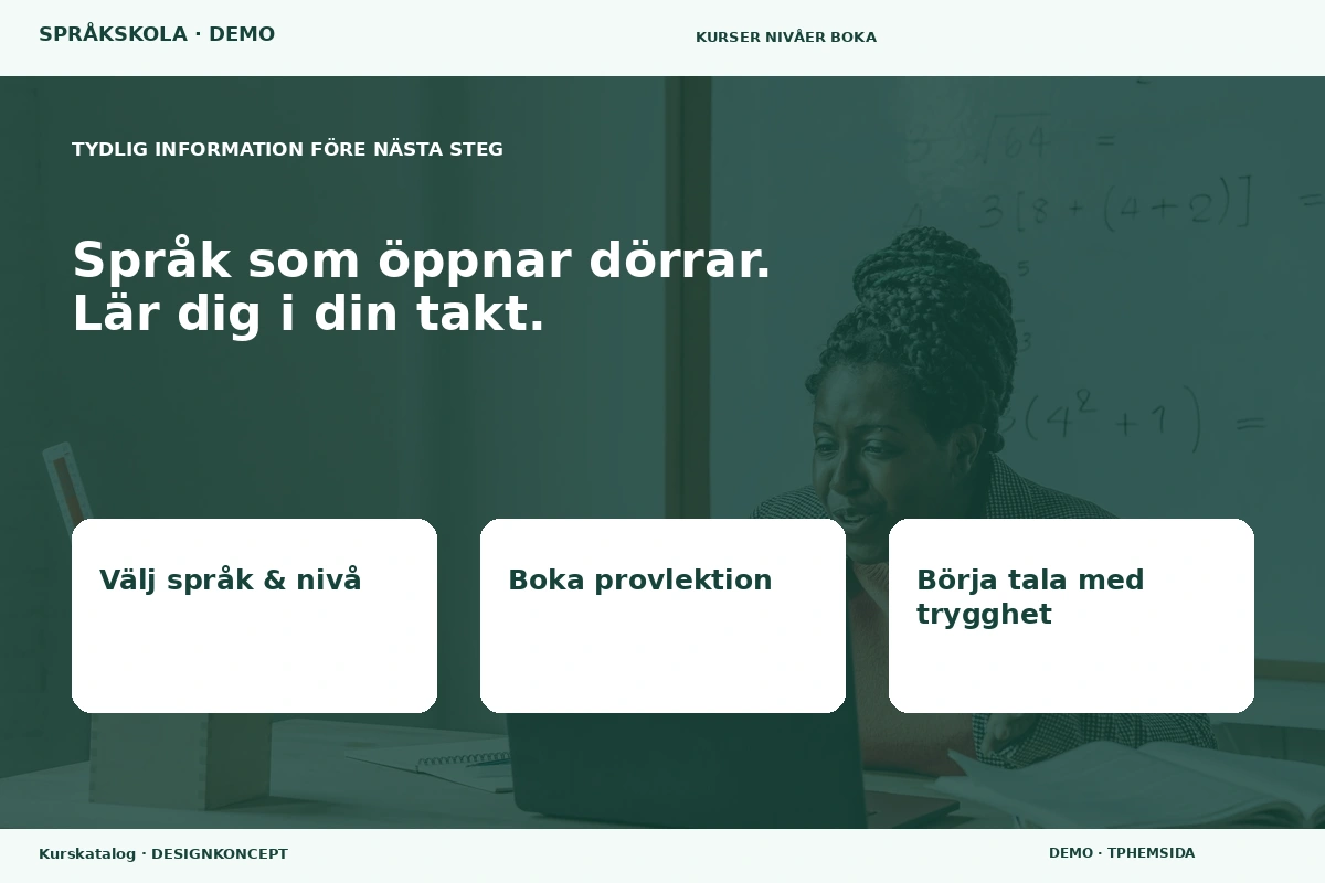 Kurskatalog – Inför ditt val för språkskola
